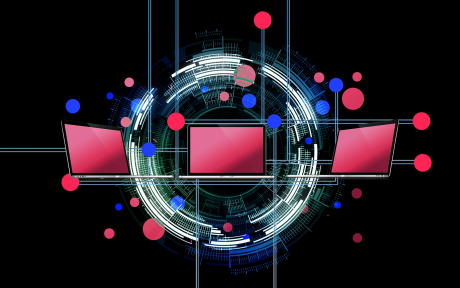 Abstract Laptop and Connectivity – Image by Gerd Altmann from Pixabay